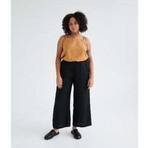 Linenfox Ocean XS black linen pants